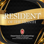 Resident of the Month graphic artwork