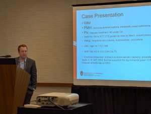 Photo of Dr. Feldeisen presenting at MARC.