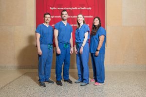 Residency Program Director Dr. Simon and Associate Program Directors Drs. Sam, Frackman, and Meyer.