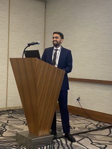 photo of presenting.