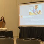 Photo of resident Dr. Savino presenting at MARC 2025.