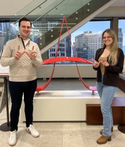 Chief Residents 2025-2026, Dr. Engel and Dr. Dassow.