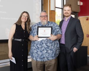 Photo of Clinical Role Model awarded to Karl Willmann.